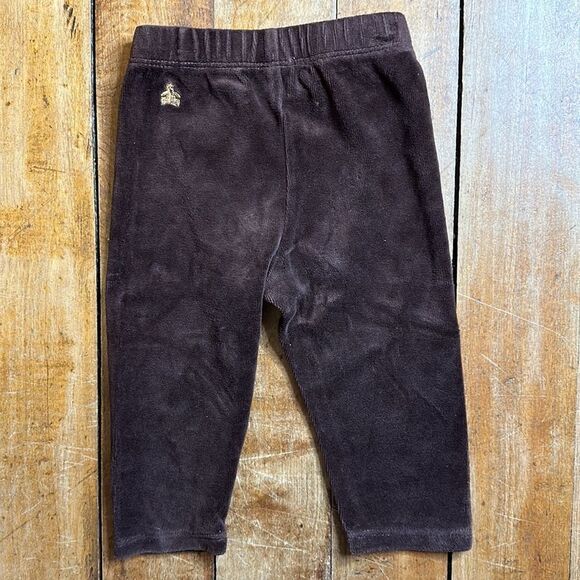 Gap size 12 to 18 months Brown velour pants unisex winter boho Baby Gap - Picture 3 of 4